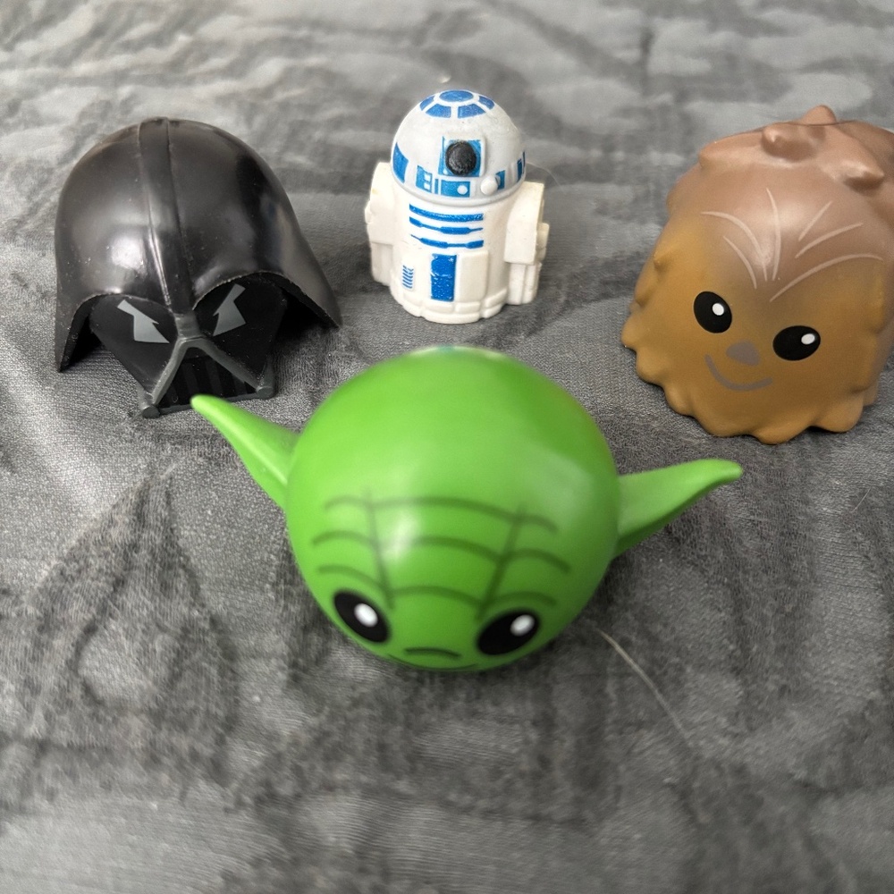 Star Wars Mini Figures Cake Toppers 4 piece